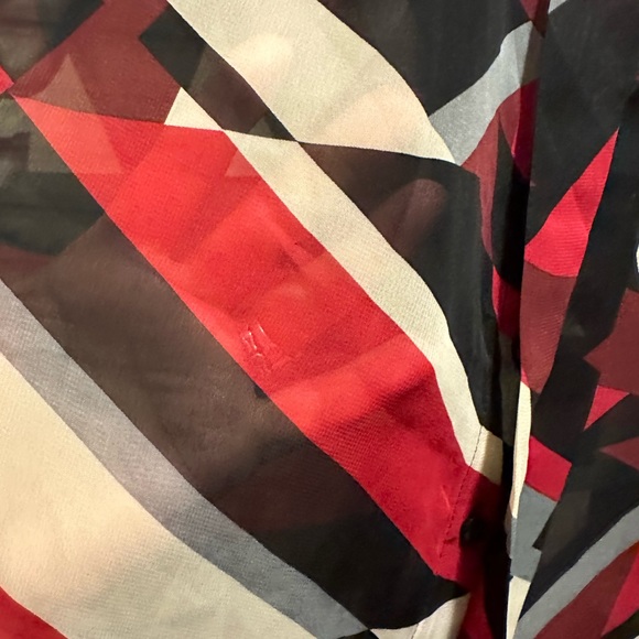 DONATED ❌Metaphor, Very Sheer Blouse, Sz MP - Picture 6 of 7